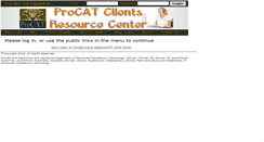 Desktop Screenshot of myprocat.com